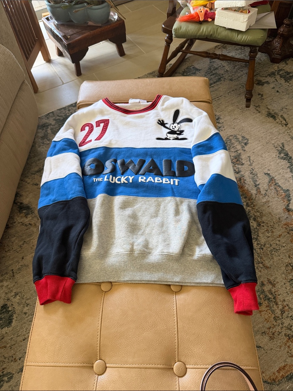 Disney Oswald, the lucky rabbit hundredth anniversary sweatshirt size large